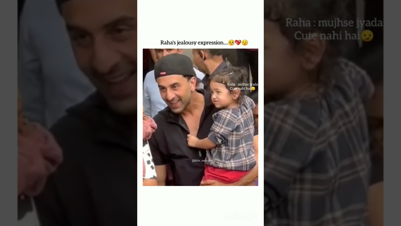 Raha kapoor fealing jealous 😉 