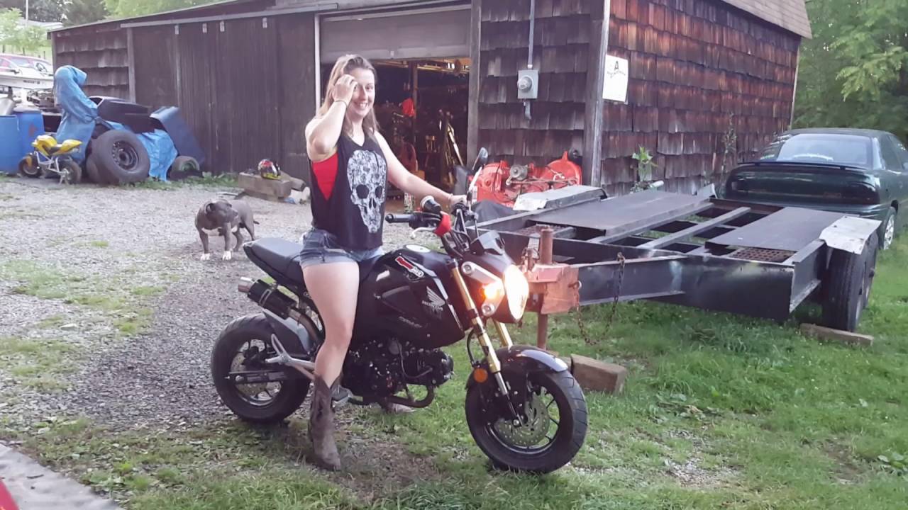 honda grom girl