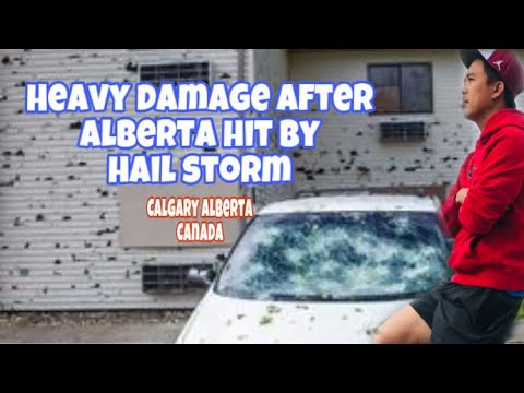 CALGARY HAIL STORM - YouTube