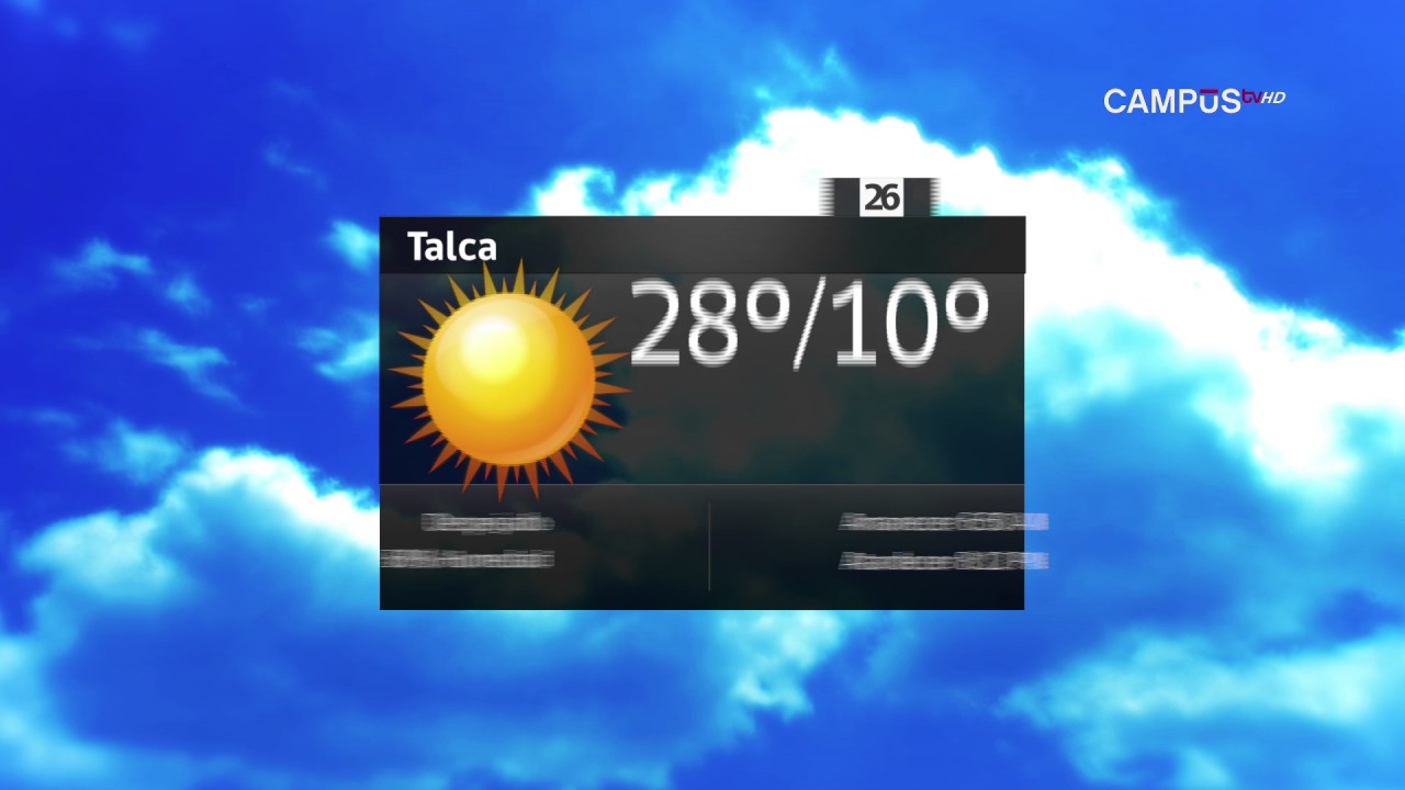 Tiempo 25 de octubre de 2016 talca trabajo