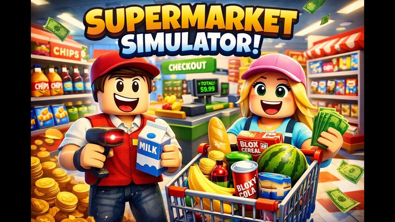 My new grocery store | Supermarket simulator | Roblox gameplay | - YouTube