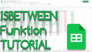Is between Funktion - Google Sheets Tutorial