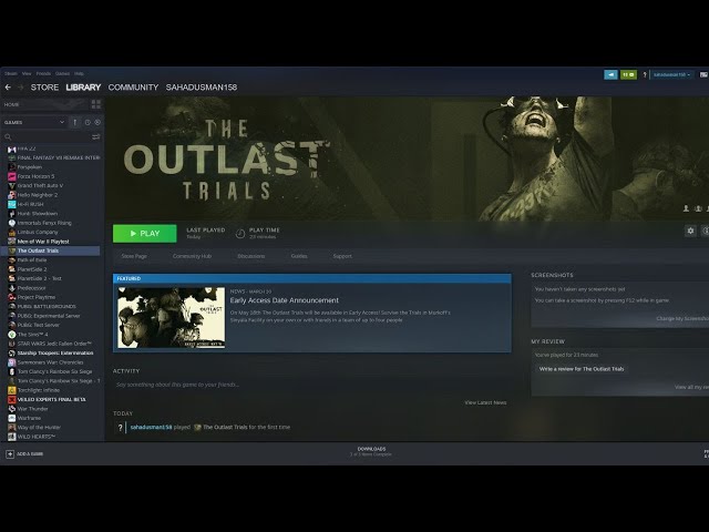 Mz_Flexx on X: Got my outlast trials key today too! Let's gooooo!!!   / X