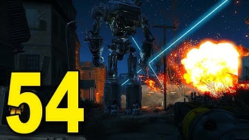 Fallout 4 - Part 54 - 40FT LASER BEAM NUKE ROBOT! (Let