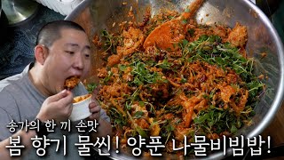 봄 향기 물씬! 양푼나물비빔밥!