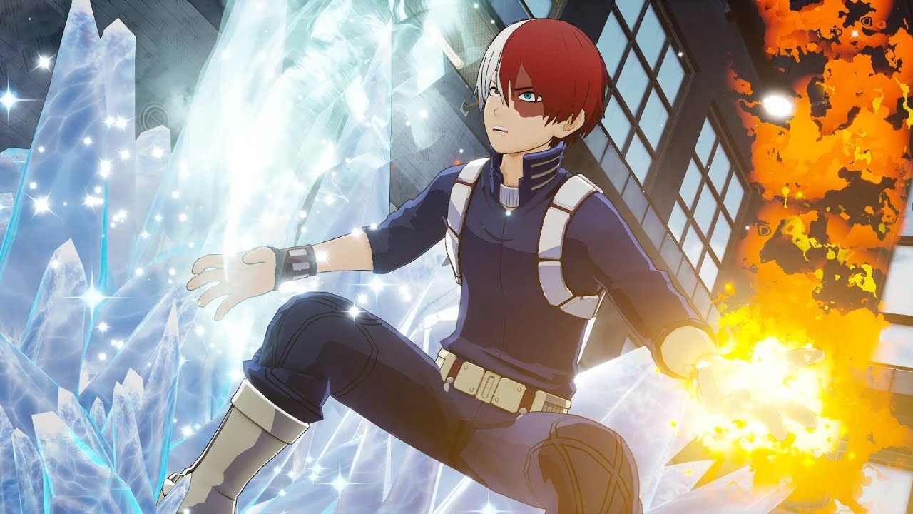 Shoto Todoroki vs  Gentle & La Brava (Hardest AI) My Hero One's Justice 2