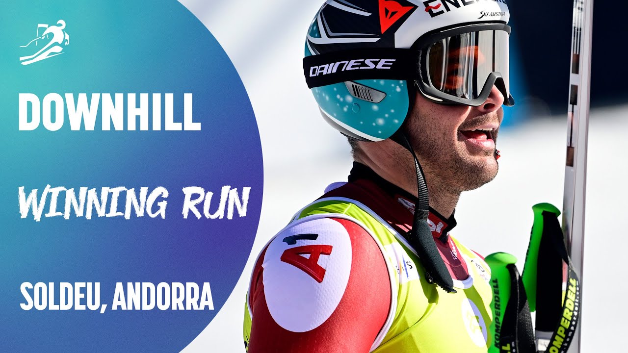 Kriechmayr wraps up Downhill season in style Soldeu FIS Alpine