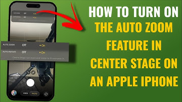 How to Turn On the Auto Zoom Feature in Center Stage on an Apple iPhone | English