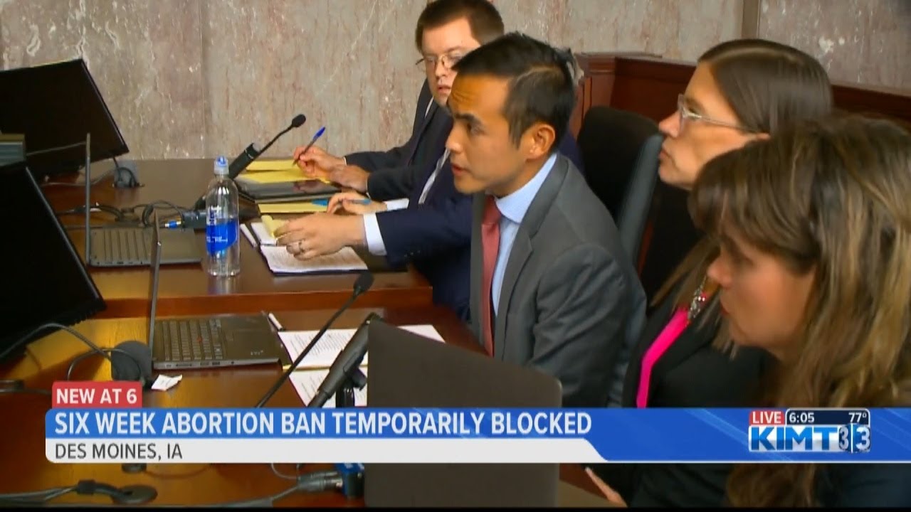 Judge blocks abortion ban - YouTube