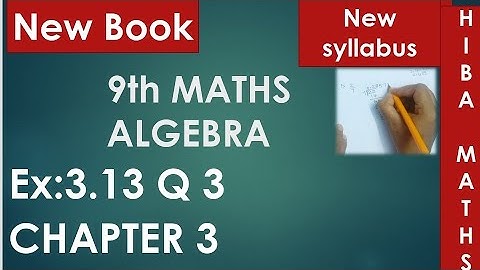 9th maths chapter 3 exercise 3.13 question 3 tn samacheer hiba maths