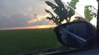 Story wa senja di naik mobil