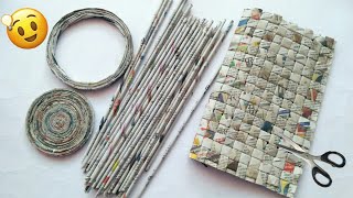 Best out of waste craft ideas | Newspaper craft ideas | best use of old newspaper | #HMA454