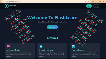 AI FLASHCARD GENERATOR APP || Next.js || React || Firebase || OpenAI || Clerk || Stripe