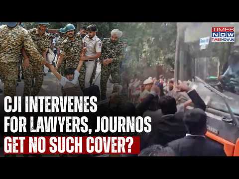 CJI Intervenes For Protesting Lawyers, Journalists Covering Delhi Protests Get No Such Cover?