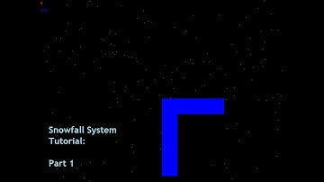 Game Maker 2 - Basic Snow Effect with Objects Pt. 1- Setting Up a Basic System