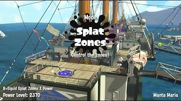 Just Some Gameplay of Hydra Splatling - Splatoon 2 | X-rank (Splat Zone)