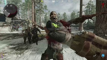 Call of Duty CW Zombies - The Anvil Dark Ops Challenge [Exfil a game with only using melee attacks]