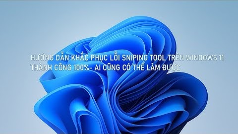 [Snip&Sketch] How to fix 