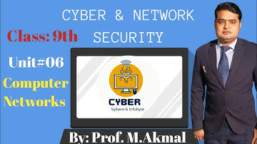 Class 9th computer U#06: Computer Networks (@COMPUTER NETWORK SECURITY)