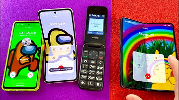 Z Fold 3 + Z Flip 3 + Sigma + Samsung A52s Incoming call & Outgoing call
