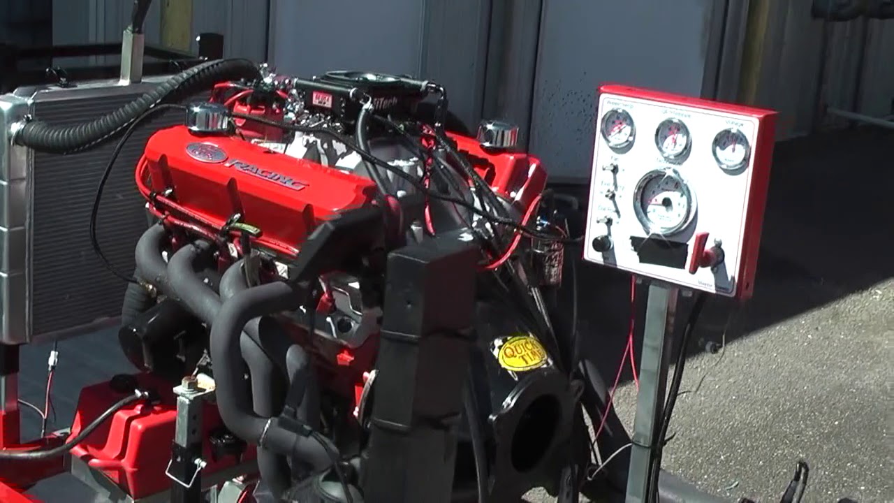 Ford 408CI 351W Based Stroker Crate Engine With 450HP Live Run - YouTube