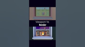 Viewport vs Render | My Animated Film in Blender BTS|#blender #animation #shortfilm #behindthescenes