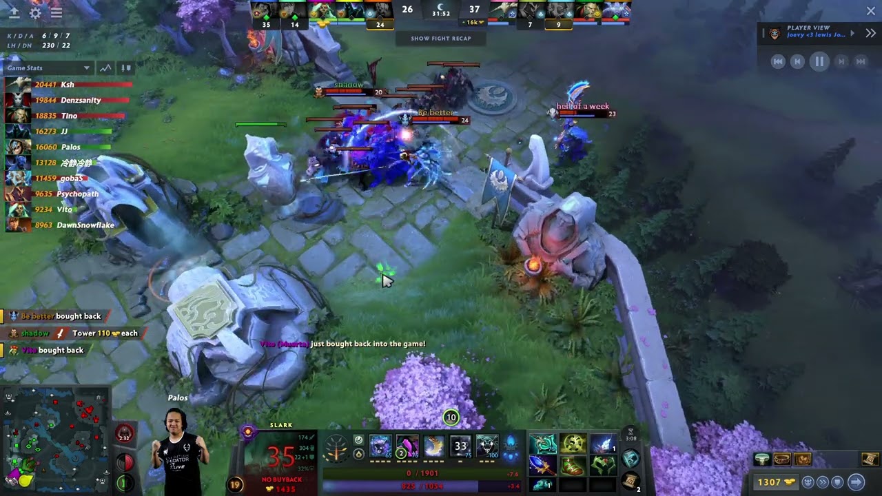 Aurora.Palos, DawnSnowflake  vs XctN.Tino, XctN.Denzsanity [11991 MMR]