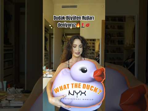 Dudak Büyüten Rujlar💋💄 NYX Duck Plump #shorts #makyaj #reklam