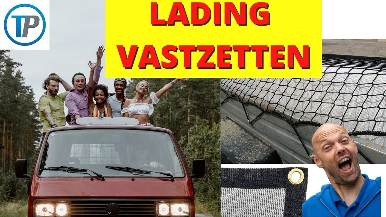 FIJNMAZIGE NETTEN, AANHANGERNET HAKEN, LADING VASTZETTEN AANHANGER, AANHANGER ZAND AFDEKKEN [2022]