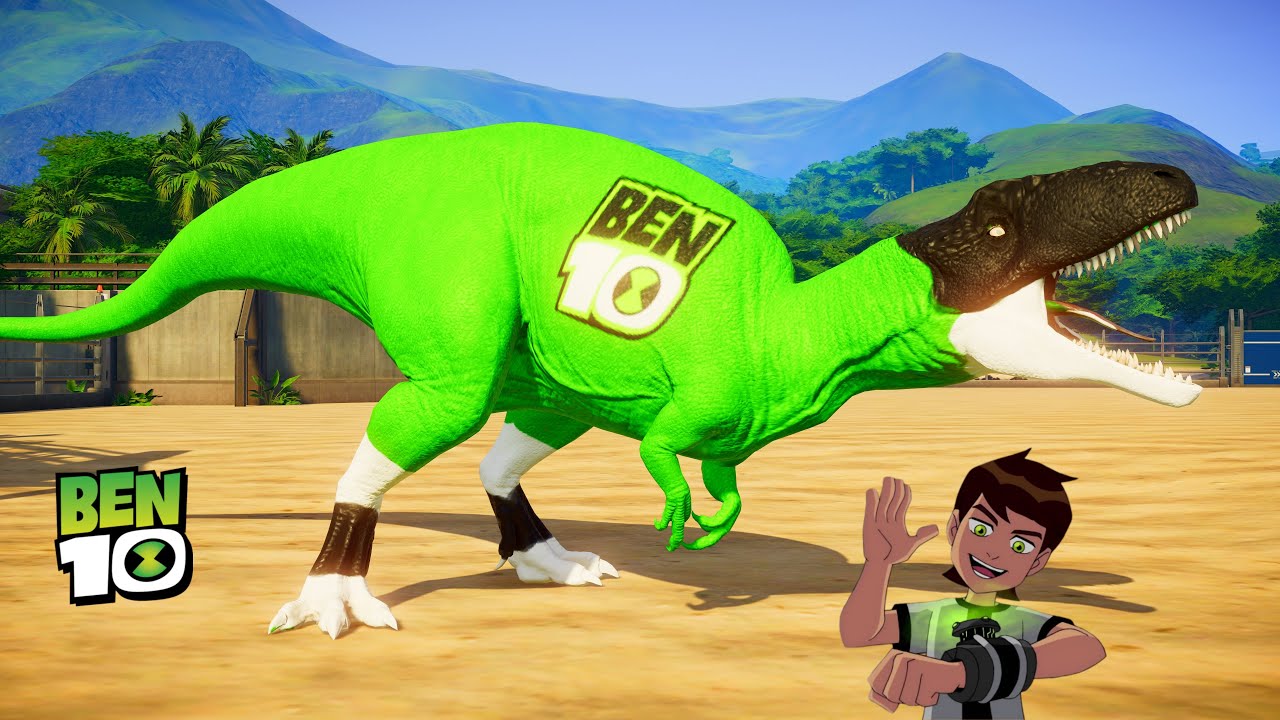 Dinossauro do BEN 10 vs Dinos dos Herois - Jogo de Dinossauro Jurassic World Evolution