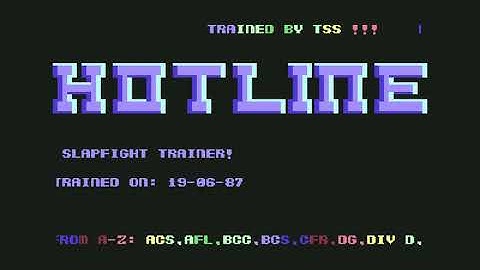 Hotline (HTL) Intro 60 ! Commodore 64 (C64)