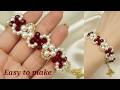 DIY Beaded Bracelet Tutorial with Pearls, Crystals &amp; Charm | Easy Step-by-Step for Beginners