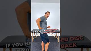 The Best Exercise To Fix A Bulging Disc In Your Lower Back! #backpain