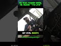 This Cop Was Tough Until He Heard "I'm Live"