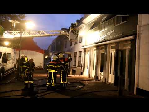 2018-07-04 -  brand in pand Markt in etten-leur
