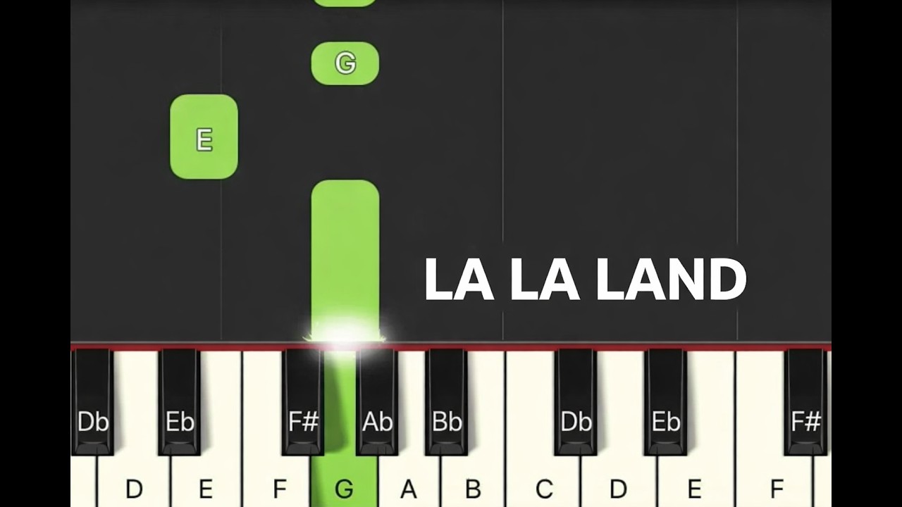 La La Land - Mia & Sebastian's Theme / BEGINNER PIANO TUTORIAL / EASY PIANO / PLAY-ALONG