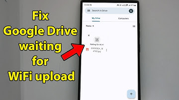 How to fix waiting for wifi in google drive