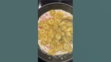 Fitaliancook — Tortellini alla panna wie beim Italiener - das Original Rezept wie in Italien #shorts