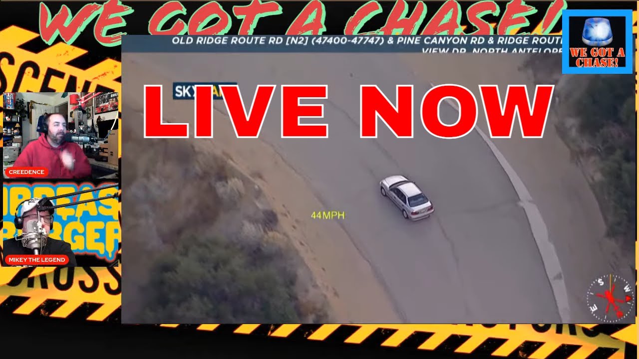 LIVE POLICE CHASE IN LA - YouTube