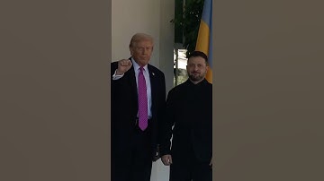 🔥🔥🔥ПОЧАЛОСЯ! Трамп зустрів Зеленського біля Білого дому
