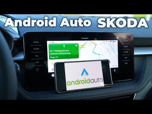 New Skoda Android Auto Demonstration Multimedia System 2022 