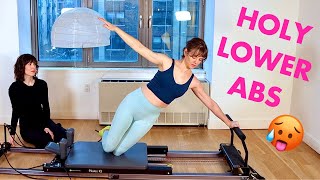 Pilates Reformer Lower Abs and Obliques Workout 🥵 Full Body Metro IQ Home Reformer Workout