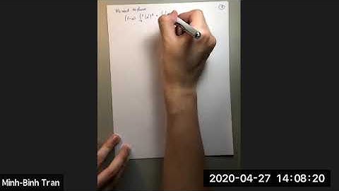 Functional Analysis April 27 2020 Class