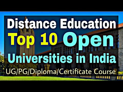 Top 10 Open Universities In India || Best Distance Education Colleges In India || By Sunil Adhikari