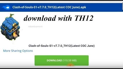 how to download clash of clans private server th12
