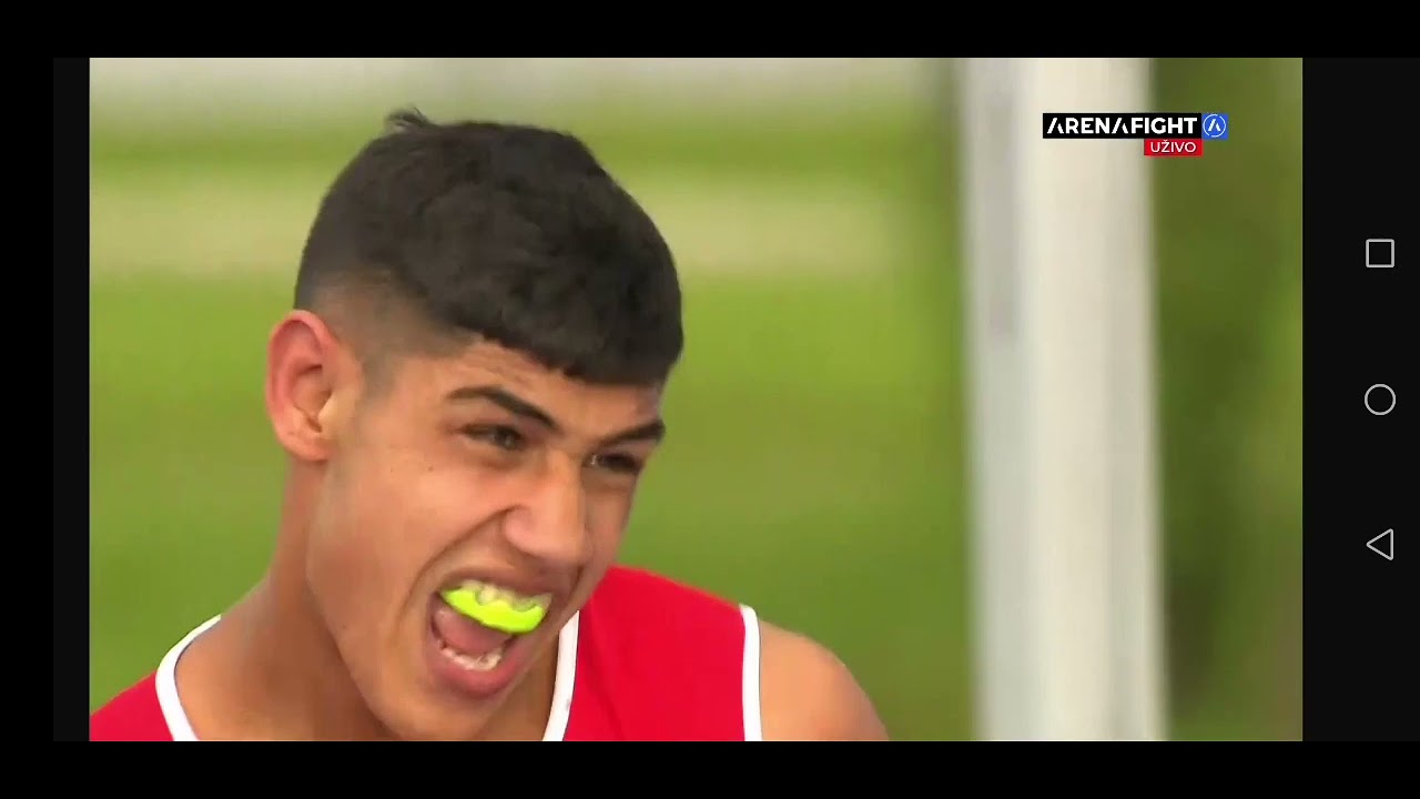 Radomir Jovanovic (Crvena Zvezda) vs Cernoga Tadej (Maribor) Regionalna liga boks