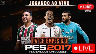 jogando ao vivo PATCH BMPES PES 2017 TEMPORADA 2017/2018 VERSÃO 6.0 + ATUALIZAÇÕES PC FRACO