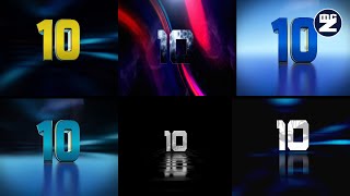 6 Countdown Timer 10 Seconds - - - 10 秒倒數