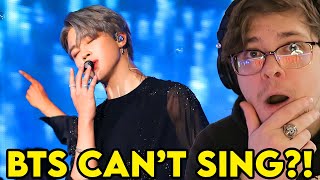 *new BTS fan* reacts to BTS Can't Sing