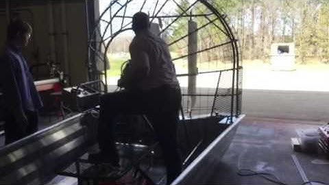 EA81 spinning a 3 blade 72" Warpdrive prop